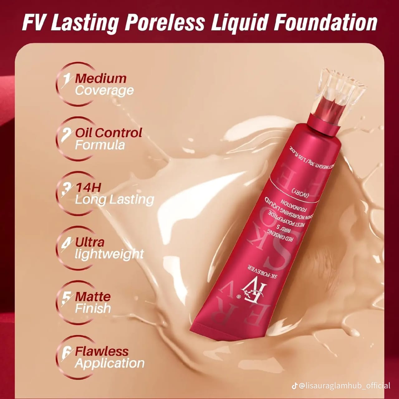 FV Waterproof Liquid Foundation