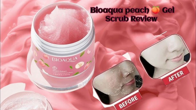 Bioaqua Peach Extract Fruit Acid Exfoliating Face Gel Cream 140g